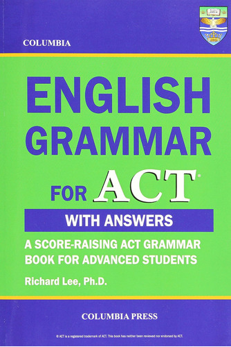 Libro: Columbia English Grammar For Act