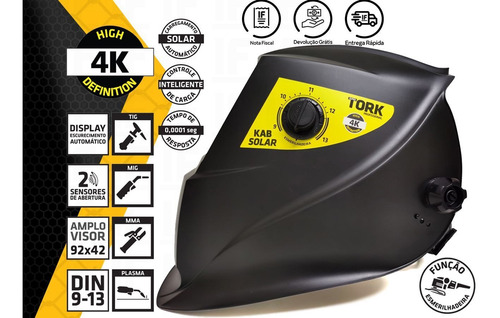 Inversora De Solda Tig/eletrodo 250a 220v Tork + Mascara