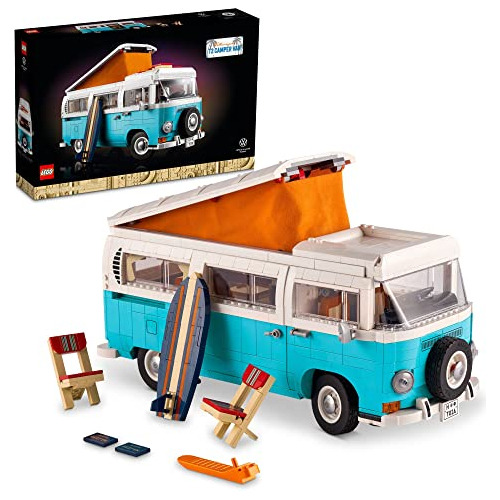 Kit De Construcción Lego Volkswagen T2 Camper Van 10279; Con