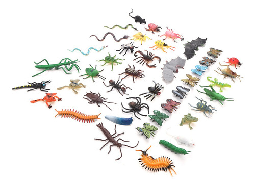 43 Unids/set Dinosaurios Insectos Modelo Altamente