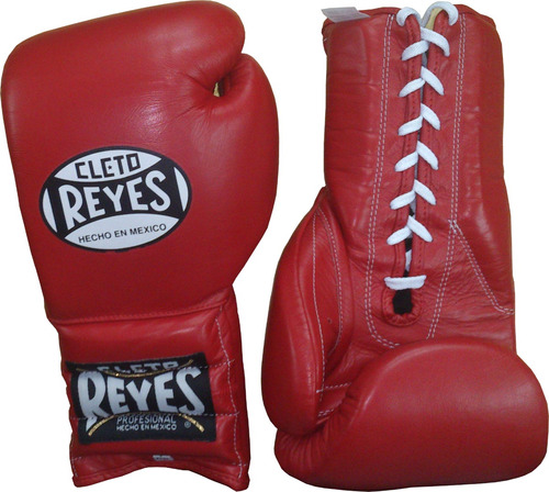 Guantes Cleto Reyes Rojo Con Agujeta 12 Oz