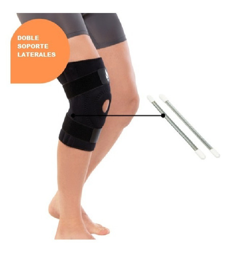 Imagen 4 de 4 de Rodillera Deportiva Meniscos Ligamento Cruzado Ortopedica