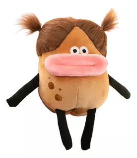 Explode Hairy Potato Plushies, Ugly And Lin Plush Dolls