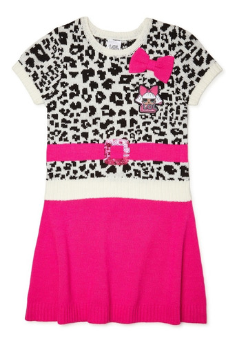 Vestidos Lol Surprise Animal Print Niñas Talla 6-6x Y 7-8