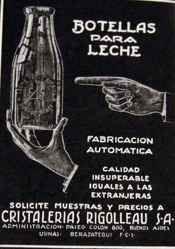 Teodoro Moreno La Leche 1934 Alimentación Pasteurización