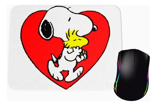 Mousepad Personalizado Snoopy Cachorro Art Tirinha Engrasada