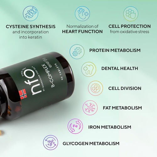 Nfo Multivitamínico Complejo Vitaminas B Alta Dosis Noruega