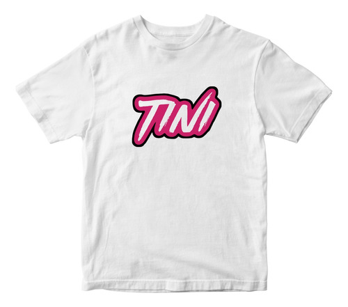 Remera Algodon Sin Género - Tini Logo Tini Stoessel