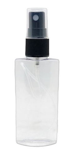 Envase Plastico Pet 70 Cc C Atomizador Spray Negro X50 