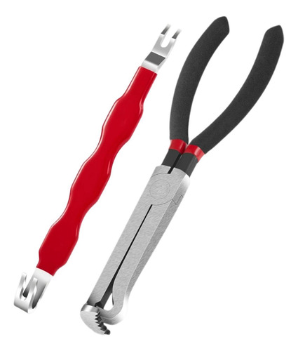 Electrical Disconnect Pliers Sturdy Automotive Straight Red