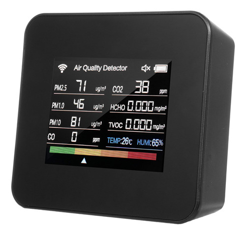 Detector De Calidad Del Aire Pm2.5 Con Temporizador Pm10 Pm1