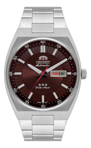 Relógio Masculino Orient Automático 469ss087f N1sx Prata