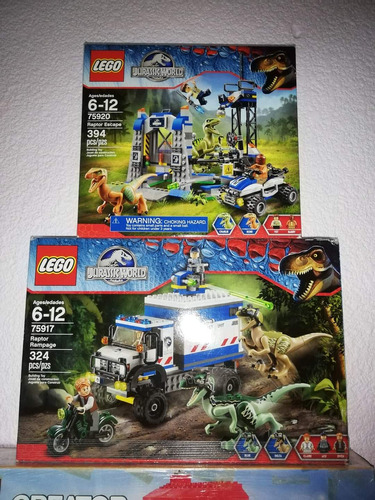 Lego 75920 Raptor Escape+75917 Raptor Rampage Jurassic World