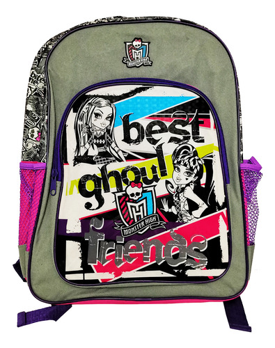 Monster High Kit 1 Mochila Y 1 Lapicera Atm Escolar