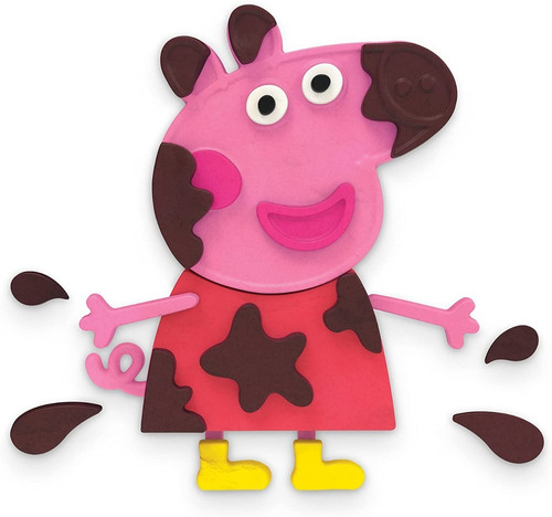 Imagen 5 de 8 de Plastilina Play Doh Peppa Pig Con 9 Latas Y 11 Accesorios