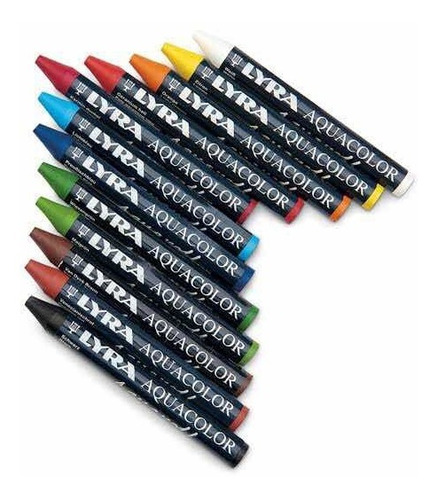 Crayon Acuareleable Aquarell Lyra 12 Pzs
