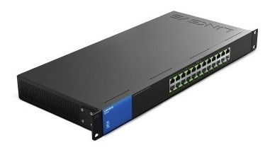 Switch Linksys Gigabit Ethernet Para Rack Lgs124p 24 Puertos