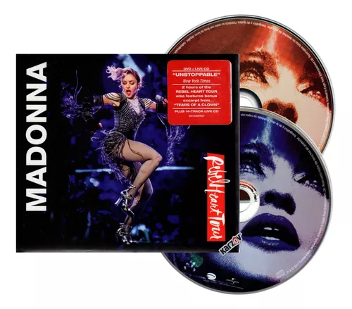 Madonna - Rebel Heart Tour - Disco Cd + Dvd - Nuevo