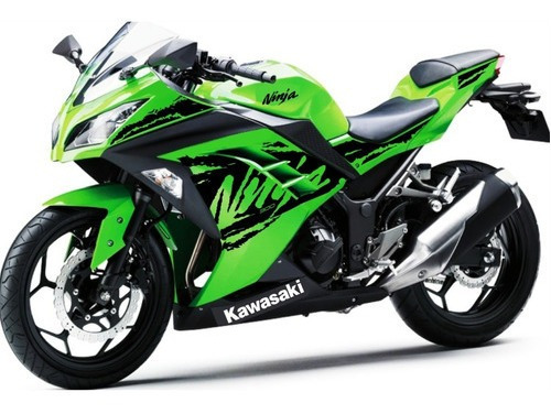 Kit Adhesivos Kawasaki Ninja 300r 2012/2019 N #04 Mk Motos