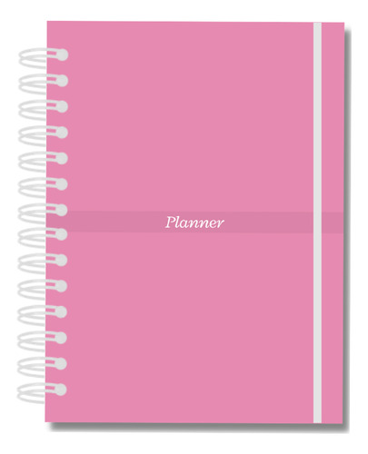 Agenda Planner 280 Páginas Sin Fechas Wrl Classic Rosado