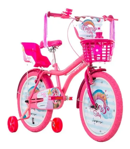 Bicicleta Rin 16 Gw Para Niñas Princess Story 4 A 6 Años