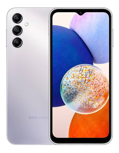 Imagen 1 de 1 de Samsung Galaxy A14 (Mediatek) 5G 128 GB silver 4 GB RAM