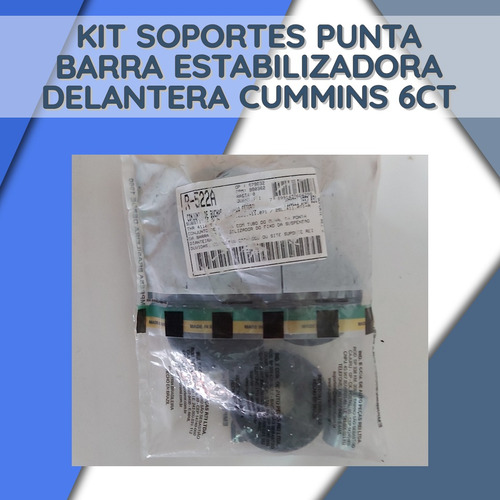 Kit Soportes Punta Barra Estabilizadora Delantera Cummins6ct