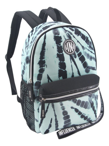 Mochila Mujer Influencer Nena Urbana Niñas Colores Escolar Color Agua Diseño De La Tela Liso