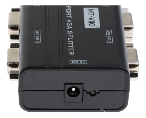 Imagem 7 de 12 de 4 Vias Svga Vga Splitter De Sinal Um A Quatro Portas Svga