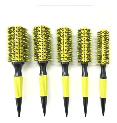 Boar Bristle Professional Hairdressing Brush Kit 5pcs 2024