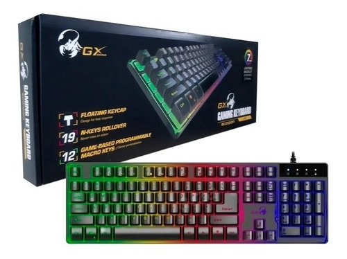 Teclado Gamer Genius Gx Gaming Scorpion K8 Luz 7 Colores Esp