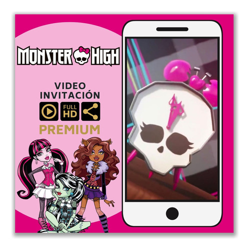 Video Invitación Animada Monster High (con Foto)