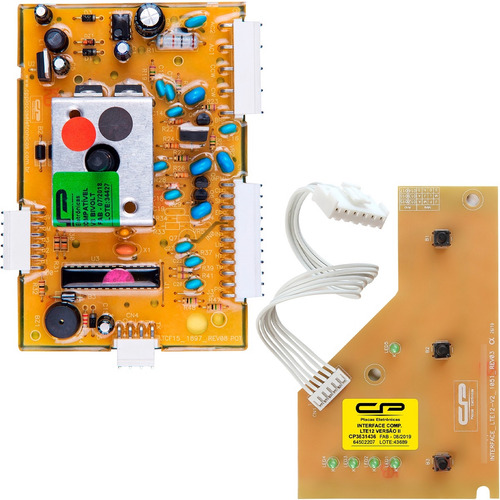 Placa Lavadora Lte12 70202698 V3 E Interface 64502207 V2