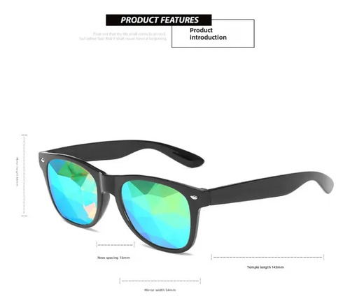 Gafas De Sol Cuadradas Con Marco Completo Uv400, Accesorios