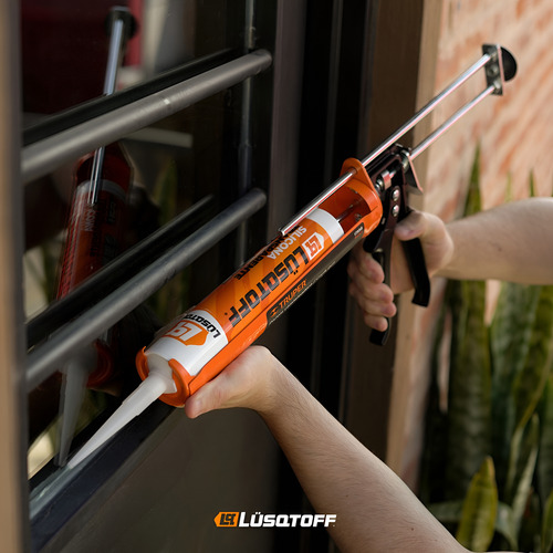 Sellador Silicona Cartucho Transparente Lusqtoff 280ml X 24u