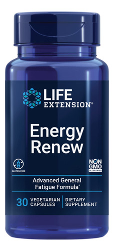 Suplemento Life Extension Energy Renew De 200 Mg De Madera D
