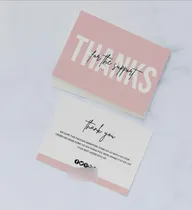 Comprar Tarjetas De Agradecimiento 1 Millar 350gr 9x11cm