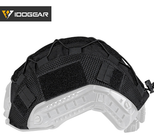Forro de Casco Funda De Casco Táctico Idogear Para Camuflaje Color Negro