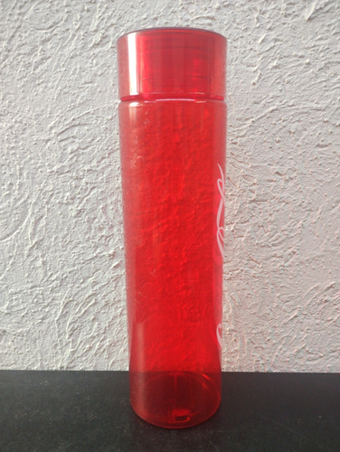 Cilindro Coca Cola Botella Para Agua Rojo Transparente (Usado)