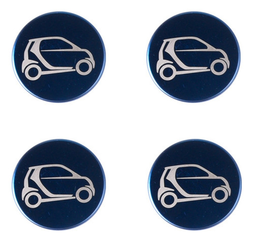 Cubierta De Rueda Con Logotipo Para Smart 453 Fortwo Forfour