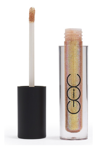 Goc, Labial Liquido Con Brillos, Indeleble, Iridiscente Color Ice