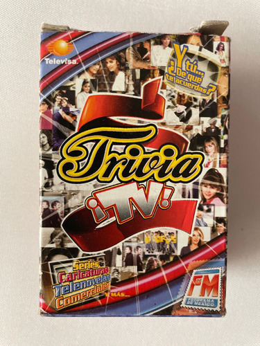Juego De Mesa Trivia Tv Televisa Caricaturas Telenovelas Fm (Usado)
