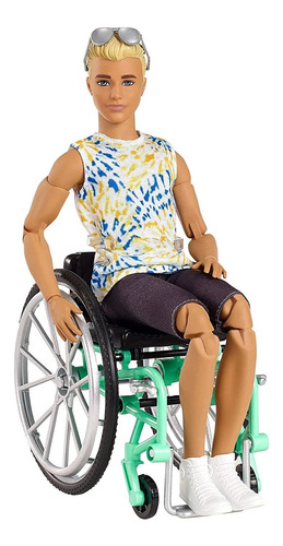 Barbie Hombres Fashionistas Boneca 167 Cadeira Rodas