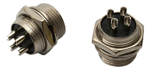 Accesorios Piezas De Conector De Enchufe De Aviación De 4 Pi