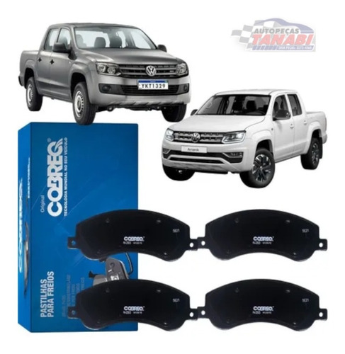 Jogo Pastilha De Freio Dianteira Amarok 2.0 16v Tdi 2010+