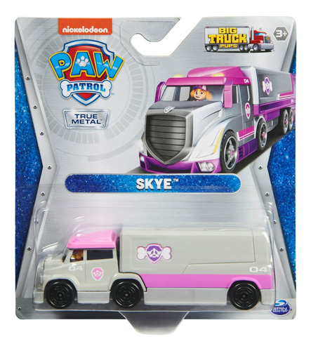 Paw Patrol Big Truck Pups Vehiculo True Metal 17763