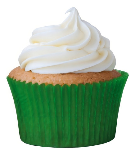 Forminha Para Cupcake Verde - 45 Unidades