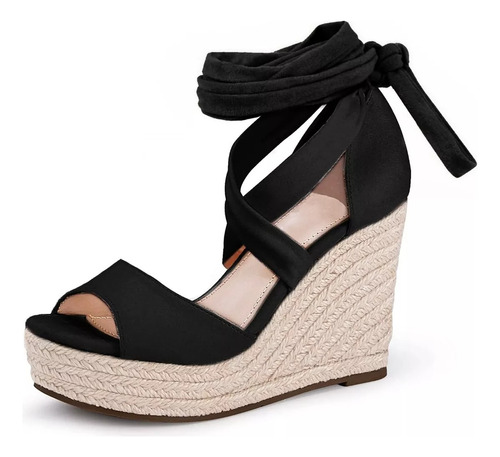 Sandalias De Alpargata Con Cuña Y Plataforma Para Mujer