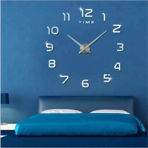 Imagen 9 de 9 de Reloj De Pared 3d