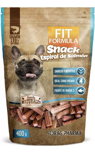 Fit Formula Snack Espirales De Salmon Para Perros 400gr 